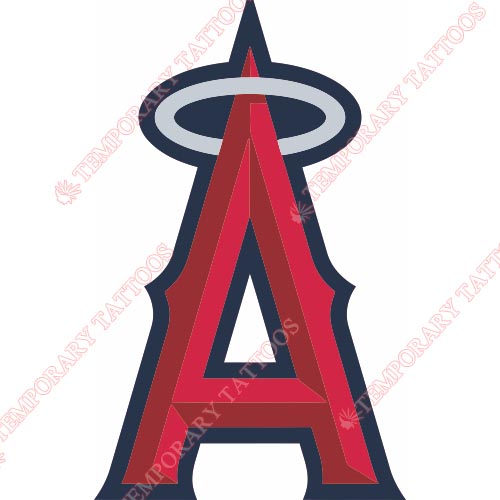Los Angeles Angels of Anaheim Customize Temporary Tattoos Stickers NO.1644